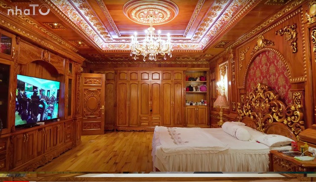 Bên trong căn biệt thự 100% gỗ gõ đỏ châu Phi - Hình 13 Ben trong can biet thu 100% go go do chau Phi-Hinh-13