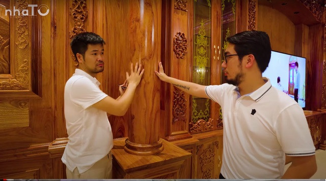 Bên trong căn biệt thự 100% gỗ gõ đỏ châu Phi - Hình 3 Ben trong can biet thu 100% go go do chau Phi-Hinh-3