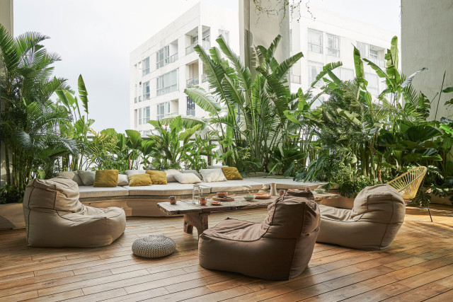 Penthouse như rừng nhiệt đới giữa Sài Gòn xuất hiện trên báo Mỹ - Hình 2 Penthouse nhu rung nhiet doi giua Sai Gon xuat hien tren bao My-Hinh-2