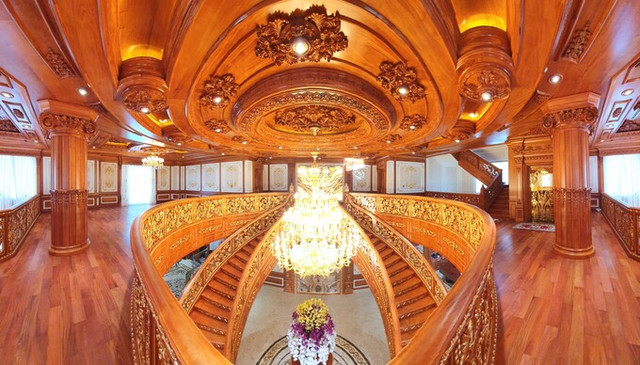 Bên trong dinh thự Lang Truyền dát vàng của đại gia Tây đô - Hình 7 Ben trong dinh thu Lang Truyen dat vang cua dai gia Tay do-Hinh-7