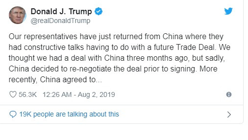 Tổng thống Mỹ quyết định áp thuế 300 tỷ USD lên hàng hóa Trung Quốc - Hình 2 Tong thong My quyet dinh ap thue 300 ty USD len hang hoa Trung Quoc-Hinh-2