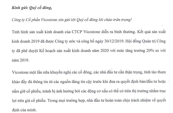 Vicostone đặt kế hoạch lợi nhuận gần 2.000 tỷ đồng năm 2020, cổ phiếu biến động lạ - Hình 2 Vicostone dat ke hoach loi nhuan gan 2.000 ty dong nam 2020, co phieu bien dong la-Hinh-2