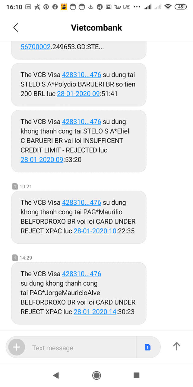 Nhiều khách hàng tố Vietcombank dính lỗi bảo mật hàng loạt - Hình 2 Nhieu khach hang to Vietcombank dinh loi bao mat hang loat-Hinh-2