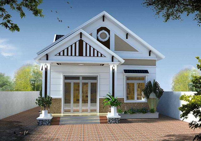 Đây là 10 mẫu nhà cấp 4 mái thái nông thôn giá rẻ - Hình 4 Day la 10 mau nha cap 4 mai thai nong thon gia re-Hinh-4