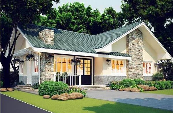 Đây là 10 mẫu nhà cấp 4 mái thái nông thôn giá rẻ - Hình 9 Day la 10 mau nha cap 4 mai thai nong thon gia re-Hinh-9