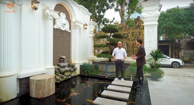Cận cảnh biệt thự rộng 500m2 như cung điện của đại gia Thái Nguyên - Hình 3 Can canh biet thu rong 500m2 nhu cung dien cua dai gia Thai Nguyen-Hinh-3