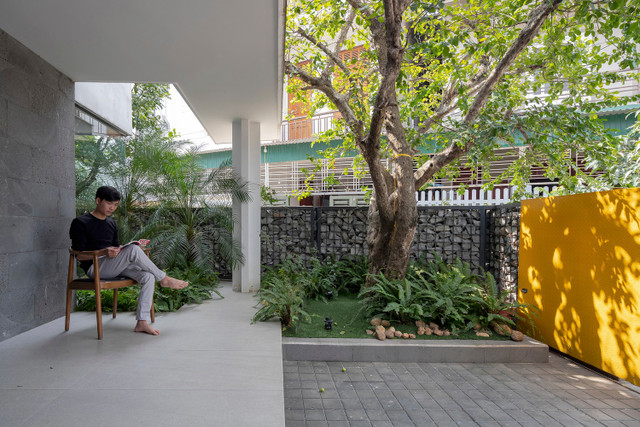 Nhà đẹp 'không góc chết' dù xây trên đất méo ở Hà Tĩnh - Hình 7 Nha dep 'khong goc chet' du xay tren dat meo o Ha Tinh-Hinh-7