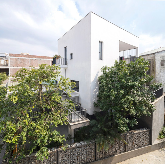 Nhà đẹp 'không góc chết' dù xây trên đất méo ở Hà Tĩnh - Hình 5 Nha dep 'khong goc chet' du xay tren dat meo o Ha Tinh-Hinh-5