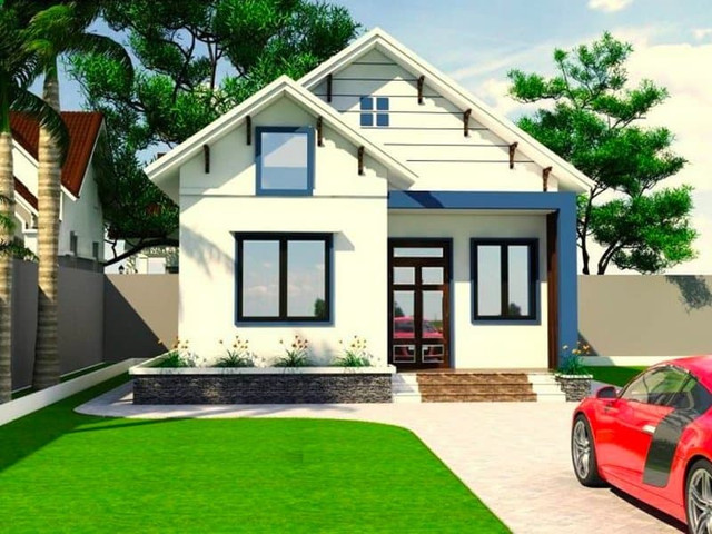 10 mẫu nhà cấp 4 gác lửng 3 phòng ngủ đẹp mê ly, tiền xây chỉ 500 triệu - Hình 7 10 mau nha cap 4 gac lung 3 phong ngu dep me ly, tien xay chi 500 trieu-Hinh-7