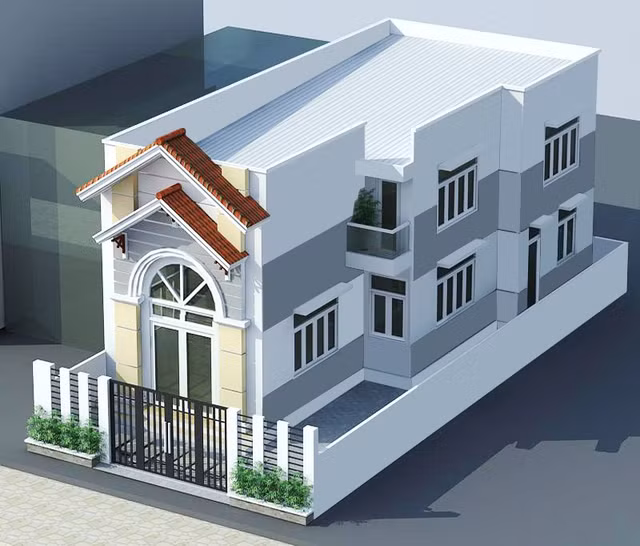 10 mau nha cap 4 gac lung 3 phong ngu dep me ly, tien xay chi 500 trieu-Hinh-2