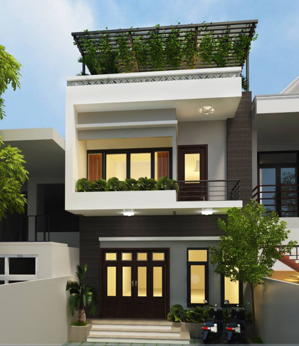 10 mẫu nhà ống 2 tầng đẹp cuốn hút - Hình 10 10 mau nha ong 2 tang dep cuon hut-Hinh-10