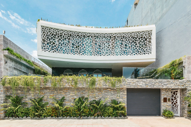 Biệt thự hướng biển ở Đà Nẵng lấy cảm hứng từ san hô lộng lẫy trên báo Tây Biet thu huong bien o Da Nang lay cam hung tu san ho long lay tren bao Tay