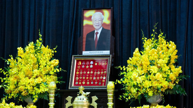 Lễ truy điệu và Lễ an táng Tổng Bí thư Nguyễn Phú Trọng Le truy dieu va Le an tang Tong Bi thu Nguyen Phu Trong