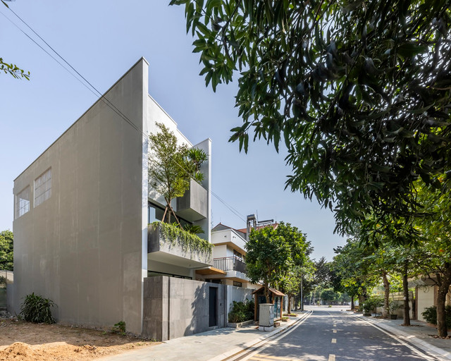 Me dam ngoi nha ngap sac xanh o Phu Tho