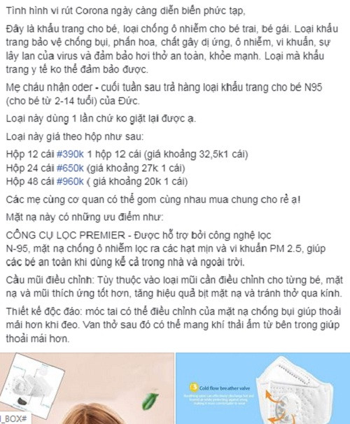 Khẩu trang phòng dịch corona rao bán tràn lan, cả triệu đồng 1 hộp vẫn “cháy hàng“ Khau trang phong dich corona rao ban tran lan, ca trieu dong 1 hop van “chay hang“