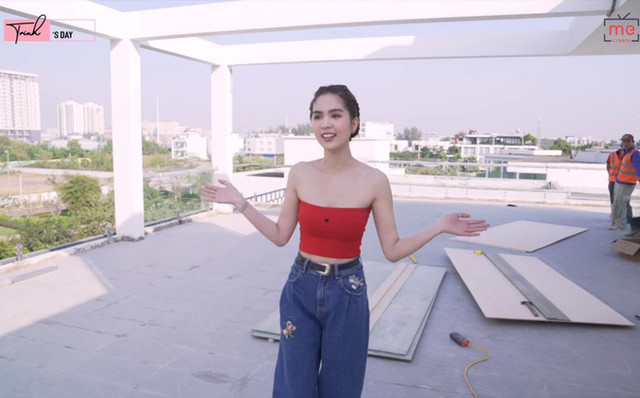 Ngọc Trinh lại 'nhá hàng' tiến độ xây dựng biệt thự hàng chục tỷ đồng Ngoc Trinh lai 'nha hang' tien do xay dung biet thu hang chuc ty dong