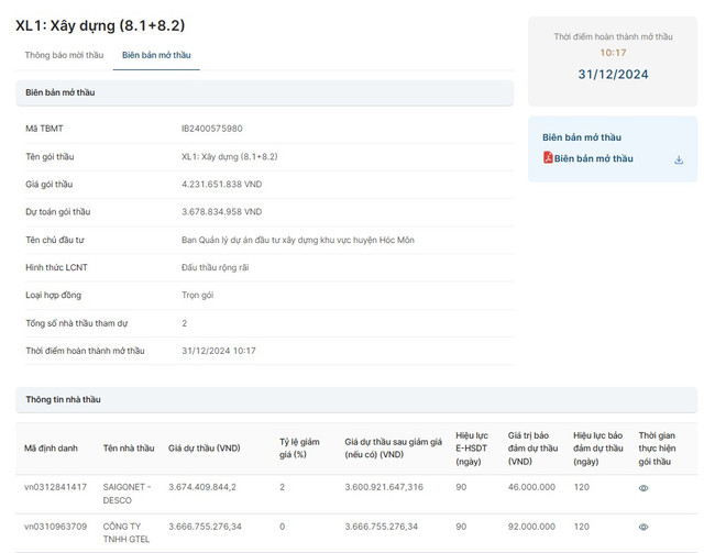 TP HCM: Goi thau xay dai truyen thanh xa hon 3,6 ty ve tay ai?
