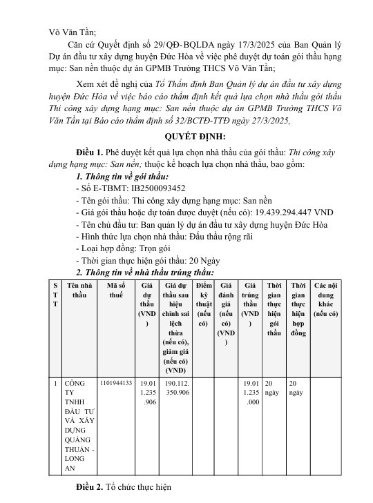 Gói xây lắp hơn 19 tỷ tại trường Võ Văn Tần về tay ai? - Hình 2 Goi xay lap hon 19 ty tai truong Vo Van Tan ve tay ai?-Hinh-2