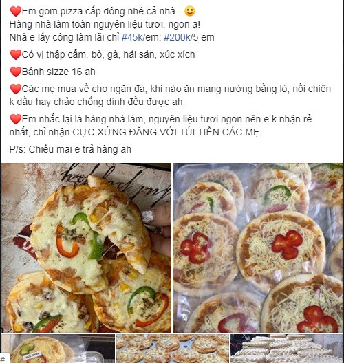 Pizza cấp đông 6 tháng không nhãn mác có đáng tin? Pizza cap dong 6 thang khong nhan mac co dang tin?