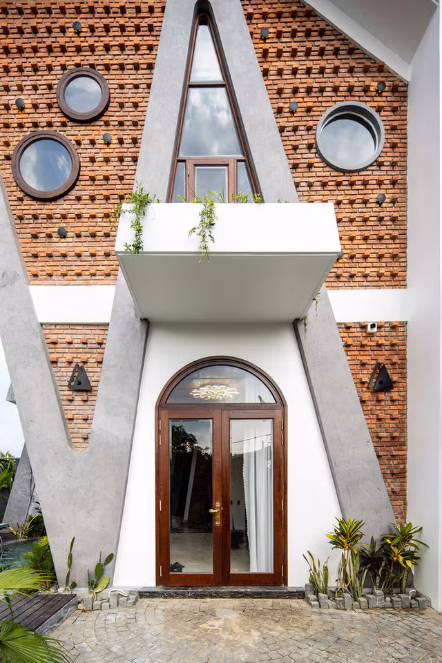 Kien truc lay cam hung tu cay dua trong biet thu o Hoi An-Hinh-3