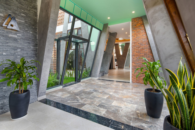 Kiến trúc lấy cảm hứng từ cây dừa trong biệt thự ở Hội An - Hình 5 Kien truc lay cam hung tu cay dua trong biet thu o Hoi An-Hinh-5