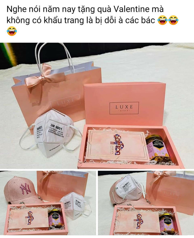 Loạt quà Valentine có '1-0-2' thời dịch virus corona Loat qua Valentine co '1-0-2' thoi dich virus corona