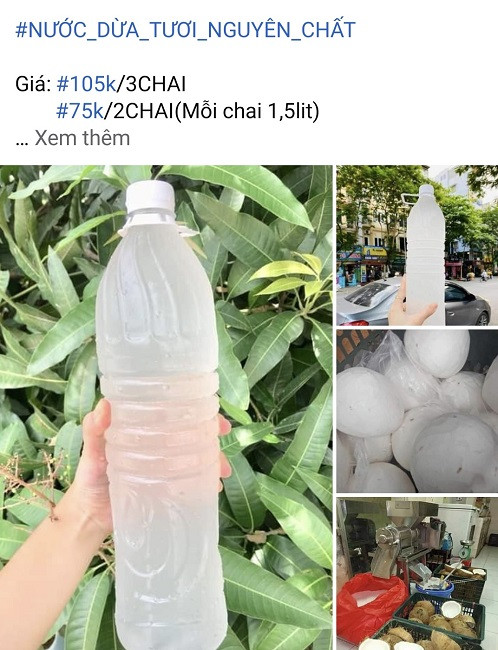 Ngã ngửa với nước dừa tươi siêu rẻ bán tràn lan chợ mạng Nga ngua voi nuoc dua tuoi sieu re ban tran lan cho mang