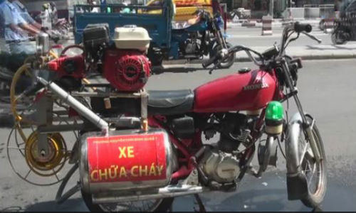 Siêu xe cứu hỏa 2 bánh.