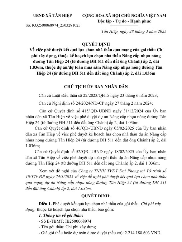 Bình Dương: Gói thi công nâng cấp đường Bàu Đồng Dài về tay Cty Tâm Thái Hòa - Hình 4 Binh Duong: Goi thi cong nang cap duong Bau Dong Dai ve tay Cty Tam Thai Hoa-Hinh-4