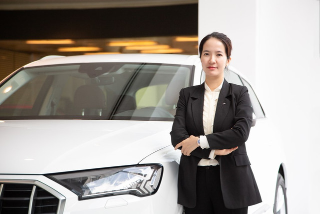 Bóng hồng xinh đẹp 8X làm Phó Tổng giám đốc Audi Việt Nam Bong hong xinh dep 8X lam Pho Tong giam doc Audi Viet Nam