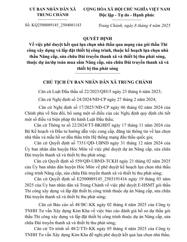 Phúc An Khang trúng gói thầu hơn 2 tỷ tại Trung Chánh, năng lực ra sao? - Hình 2 Phuc An Khang trung goi thau hon 2 ty tai Trung Chanh, nang luc ra sao?-Hinh-2