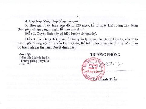 Công ty Ngọc Tùng 1 ngày trúng 3 gói thầu tại huyện Định Quán - Hình 2 Cong ty Ngoc Tung 1 ngay trung 3 goi thau tai huyen Dinh Quan-Hinh-2
