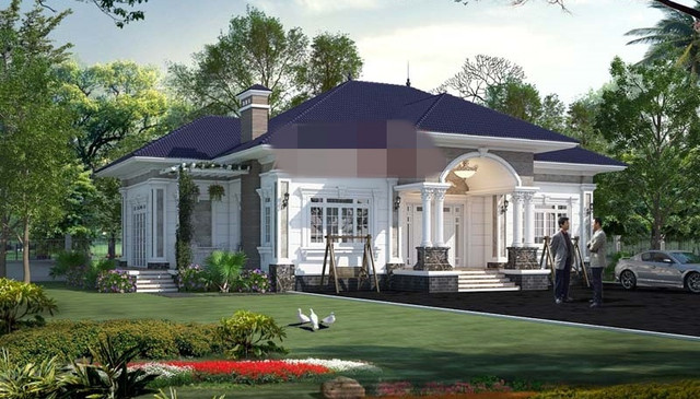 Những mẫu biệt thự mái Thái đẹp ngất ngây - Hình 3 Nhung mau biet thu mai Thai dep ngat ngay-Hinh-3