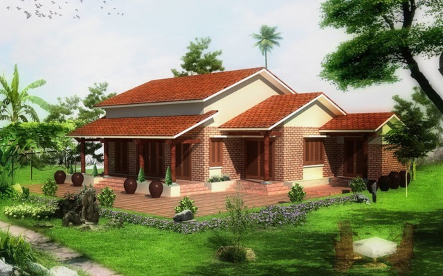 Những mẫu biệt thự mái Thái đẹp ngất ngây - Hình 10 Nhung mau biet thu mai Thai dep ngat ngay-Hinh-10