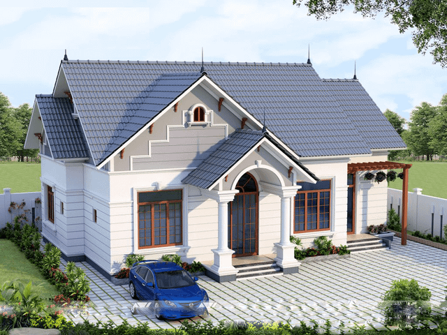 Những mẫu biệt thự mái Thái đẹp ngất ngây - Hình 9 Nhung mau biet thu mai Thai dep ngat ngay-Hinh-9