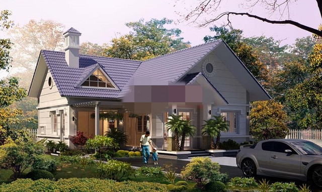 Những mẫu biệt thự mái Thái đẹp ngất ngây - Hình 6 Nhung mau biet thu mai Thai dep ngat ngay-Hinh-6