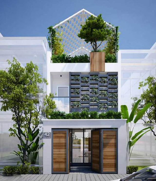 Những kiến trúc cho nhà 2 tầng đặc biệt nhất năm nay - Hình 10 Nhung kien truc cho nha 2 tang dac biet nhat nam nay-Hinh-10