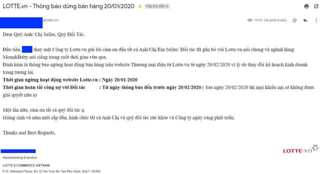 Trang thương mại điện tử Lotte.vn ngừng hoạt động? Trang thuong mai dien tu Lotte.vn ngung hoat dong?