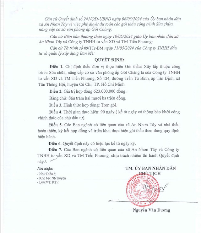 Công ty Tiến Phương: Nhà thầu xây lắp 'quen mặt' tại Củ Chỉ - Hình 5 Cong ty Tien Phuong: Nha thau xay lap 'quen mat' tai Cu Chi-Hinh-5