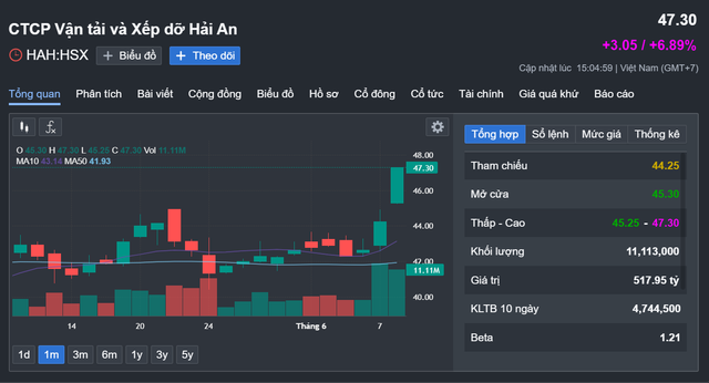Động lực nào khiến cổ phiếu HAH tăng kịch trần? - Hình 2 Dong luc nao khien co phieu HAH tang kich tran?-Hinh-2