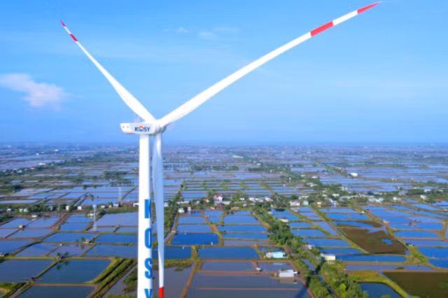 KOS tang von them 1.000 ty dong hoan doi cho 2 cong ty dien gio