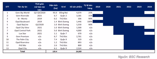 Tong gia tri ban hang cua Dat Xanh nam 2021 co the dat 7.700 ty dong
