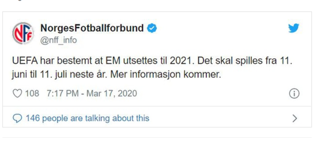 Ảnh hưởng của Covid-19, Euro 2020 được hoãn sang thời gian nào? - Hình 2 Anh huong cua Covid-19, Euro 2020 duoc hoan sang thoi gian nao?-Hinh-2