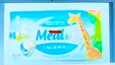 Hình ảnh sản phẩm Medi Kid Calcium K2. Ảnh: VGP