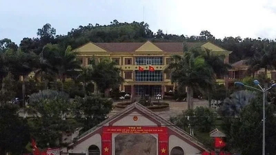 Trụ sở UBND xã Tuy Đức, tỉnh Lâm Đồng.