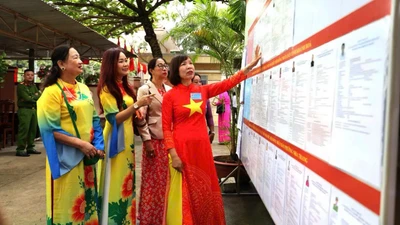 Hơn 1,65 triệu cử tri tỉnh Khánh Hòa tham gia bầu cử nhiệm kỳ 2026–2031, góp phần xây dựng đất nước trong không khí dân chủ, an toàn và trách nhiệm. Ảnh: PG