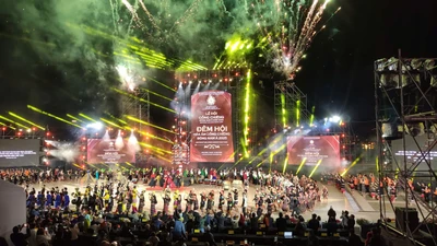 Toàn cảnh đêm hội hòa âm cồng chiêng Đông Nam Á năm 2025.