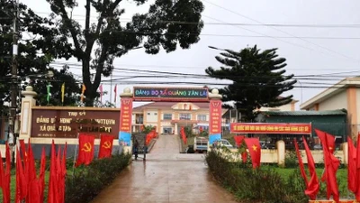 Trụ sở UBND xã Quảng Tân, tỉnh Lâm Đồng.