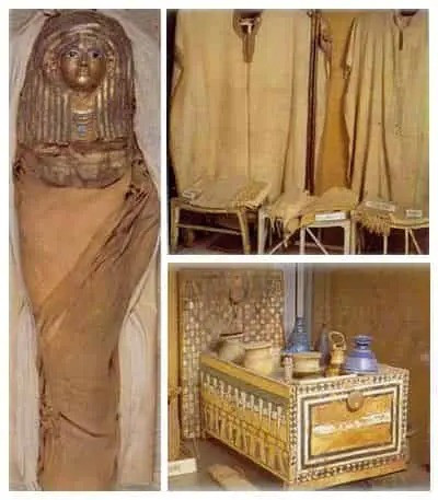 Theo các nhà nghiên cứu, Merit đội bộ tóc giả trên đầu trong khi mái tóc thật đã cắt ngắn hoặc cạo trọc. Những lọn tóc xoăn nhỏ trong bộ tóc giả có lẽ được tạo ra bằng cách tết tóc khi ướt rồi tháo ra khi bím tóc đã khô. Ảnh: historicaleve.