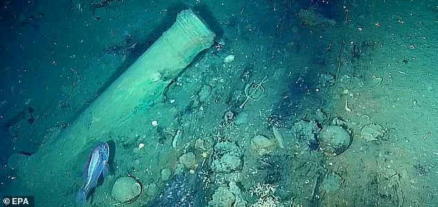 Trong khi Colombia khẳng định rằng đã phát hiện ra tàu San José vào năm 2015, công ty Sea Search-Armada khẳng định đã phát hiện tàn tích con tàu năm 1982. Sea Search-Armada đã khởi kiện tại Tòa án Trọng tài thường trực, tuyên bố họ có quyền được hưởng khoảng 10 tỷ USD giá trị kho báu trên xác tàu đắm trên. Ảnh: EPA.